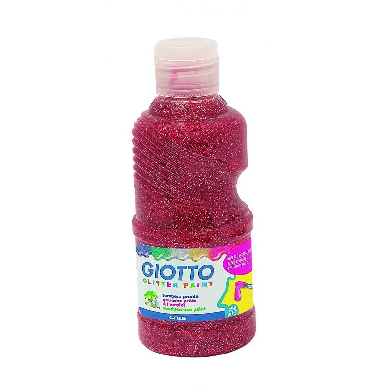 Gouache Glitter 250ml Rouge GIOTTO 531206